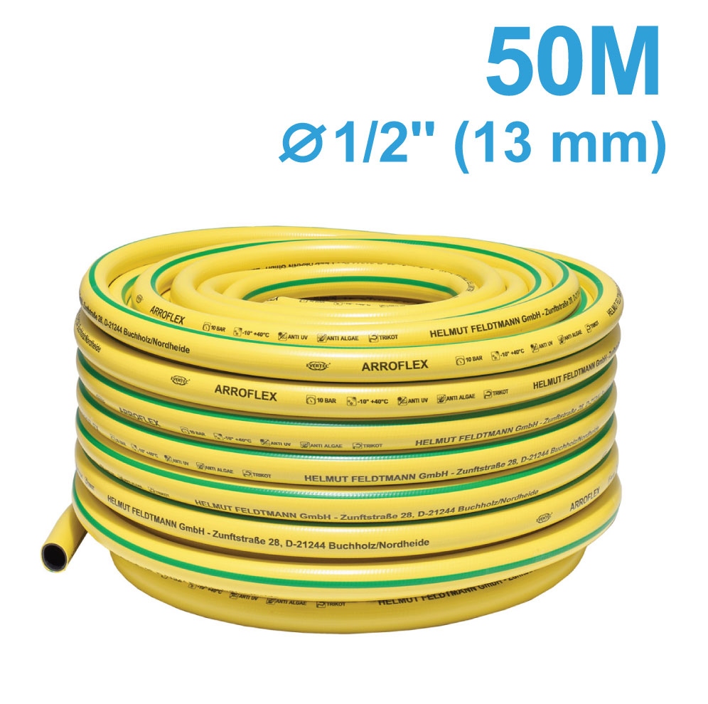 pics/Feldtmann/Fittings and hoses/Evertec banners/6320-evertec-arroflex-pvc-gartenschlauch-trikotverstarkung-50m-title-picture.jpg